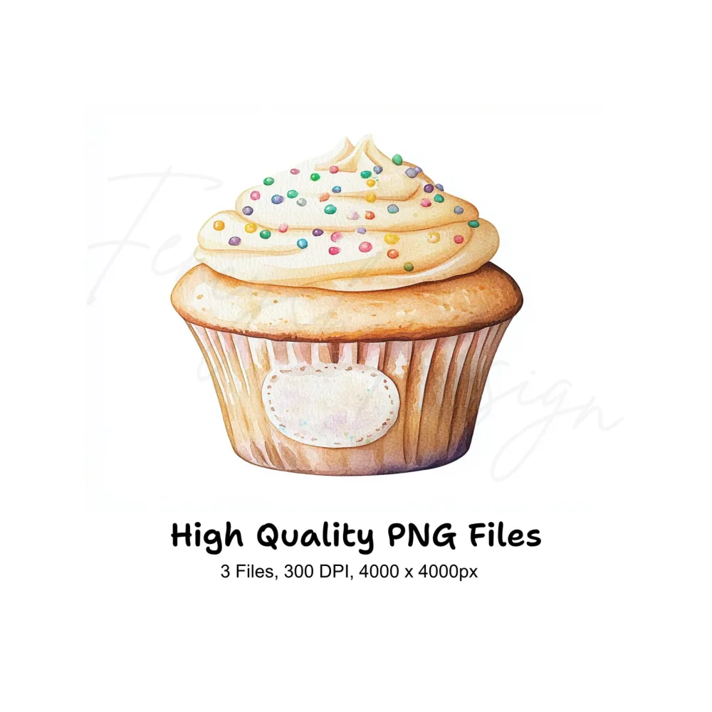 Cupcake Clipart Bundle