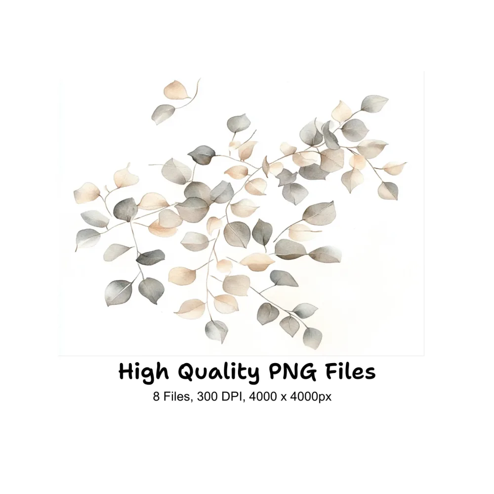 Elegant Leaves Clipart Bundle