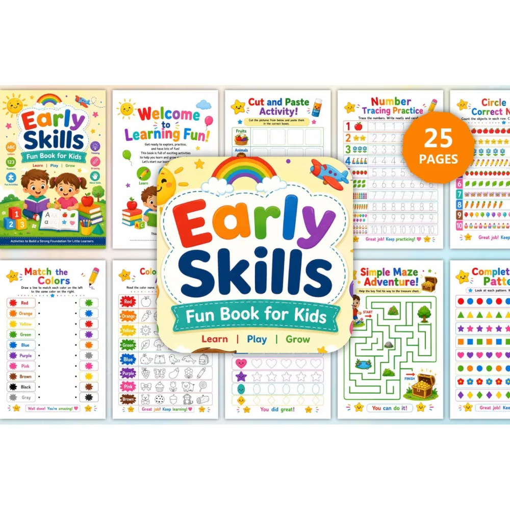 Early Skills Fun For Kids Book
