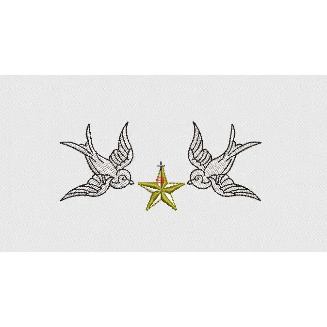 Bird Embroidery Design