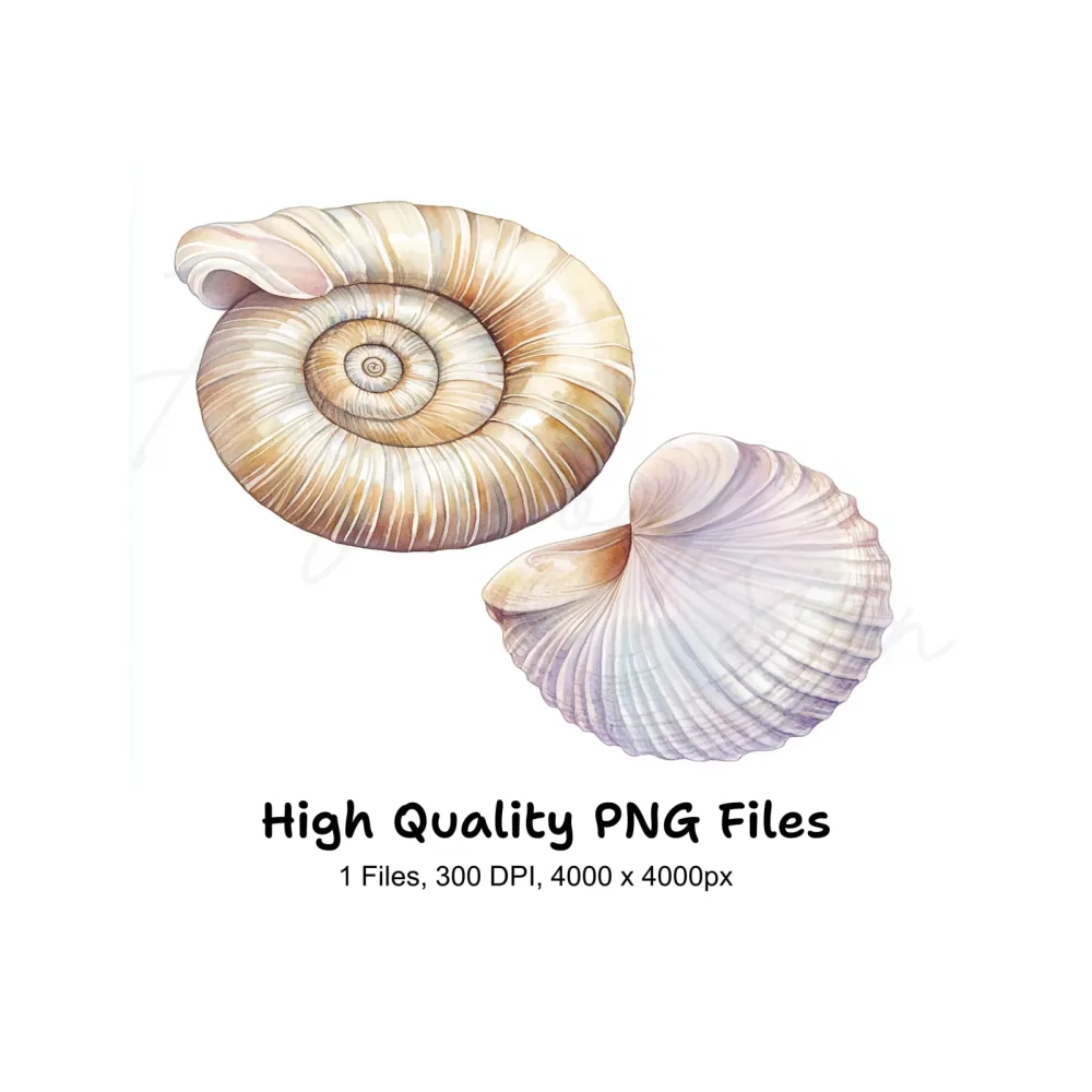 Seashells Clipart Bundle