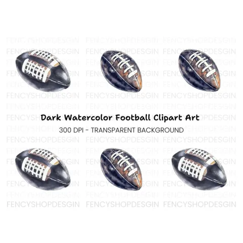 American Football Clipart Bundle