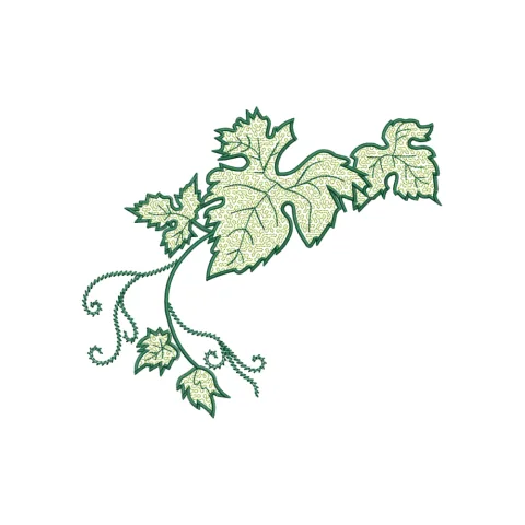 Stipple Vines Embroidery Design