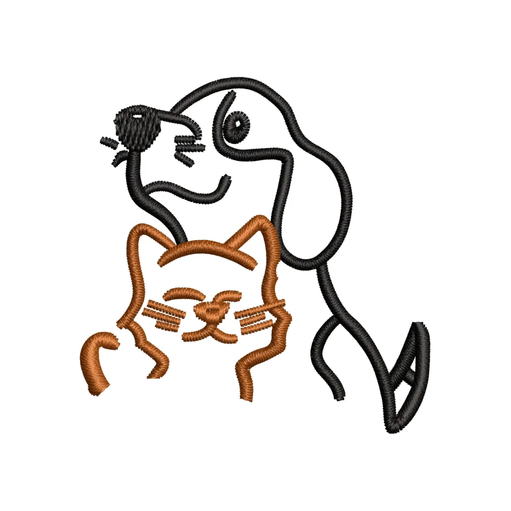 Dog Puppy Embroidery Design