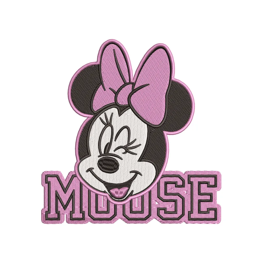 Mouse Embroidery Design