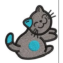 Cat Embroidery Design