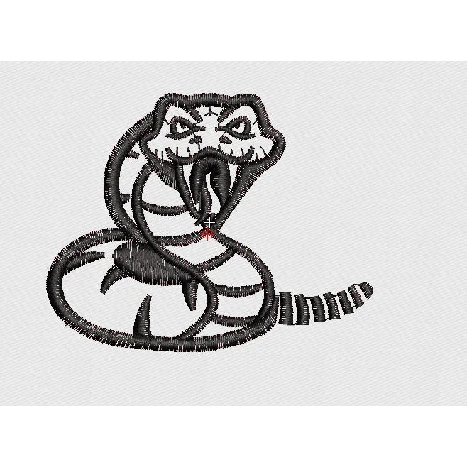 Snake Embroidery Design