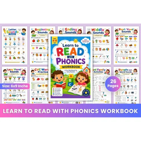 Learn To Read With Phonics Workbook