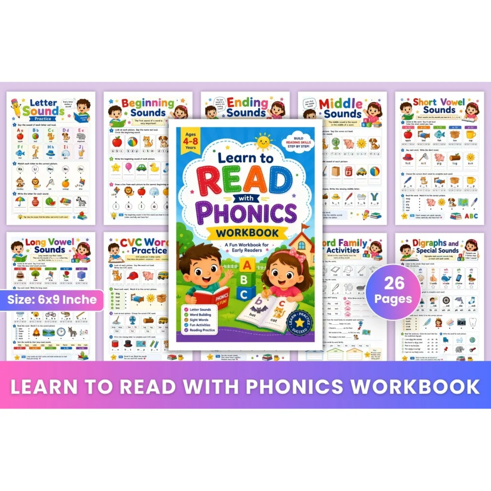 Learn To Read With Phonics Workbook
