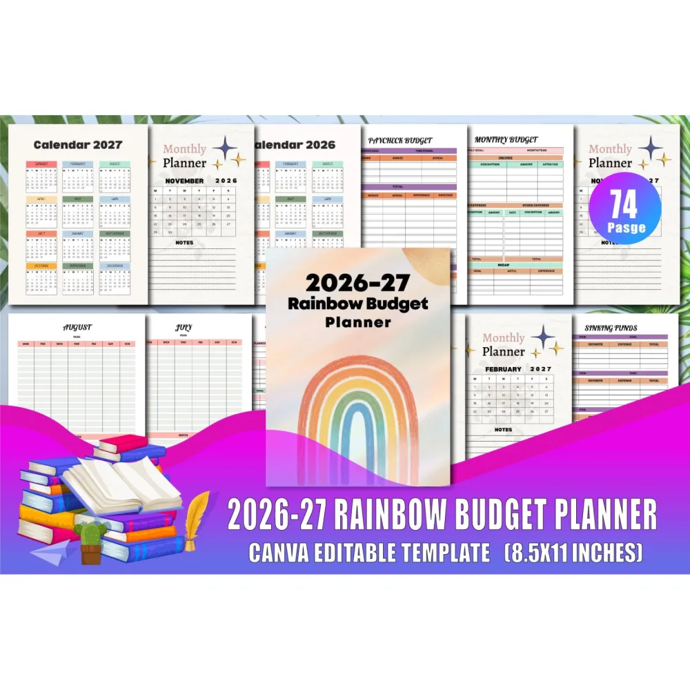 Rainbow Budget Planner