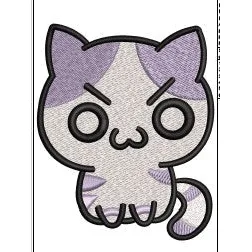 Cat Embroidery Design