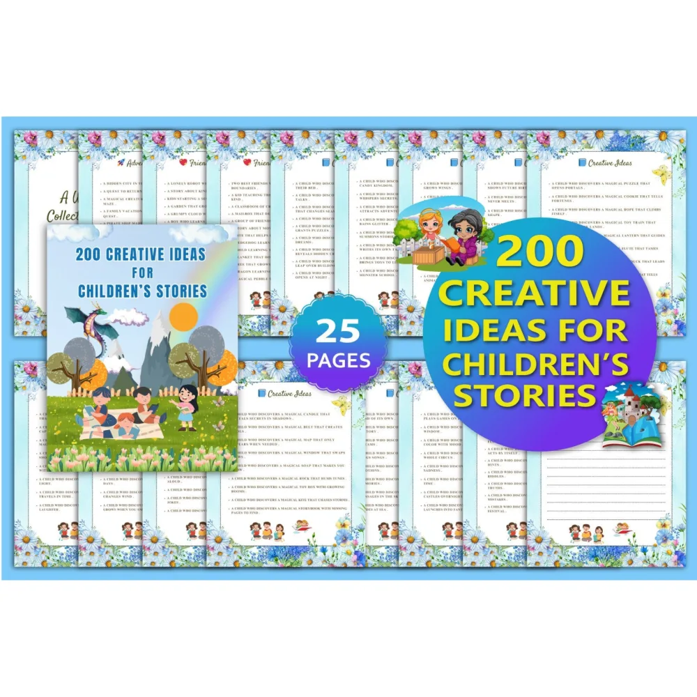 Creative Ideas for Children's Stories Planner