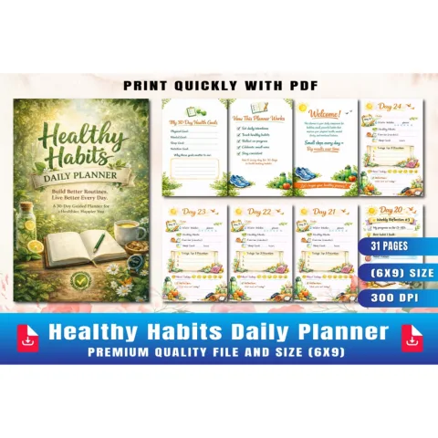 Healthy Habits Daily Planner