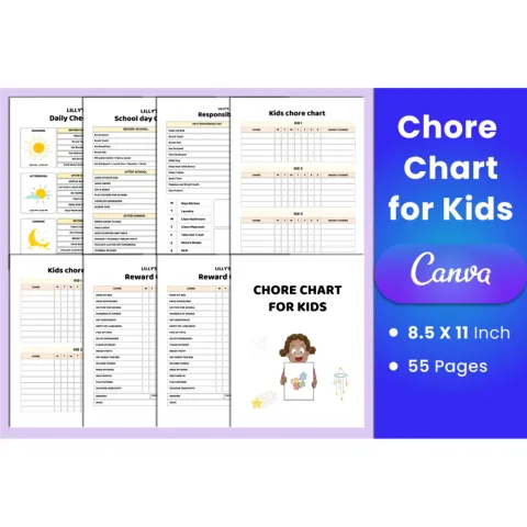 Chore Chart for Kids Planner