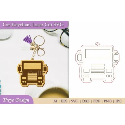 Car Key Chain SVG Bundle