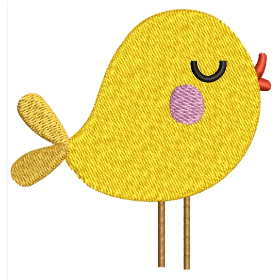 Baby Sparrow Embroidery Design