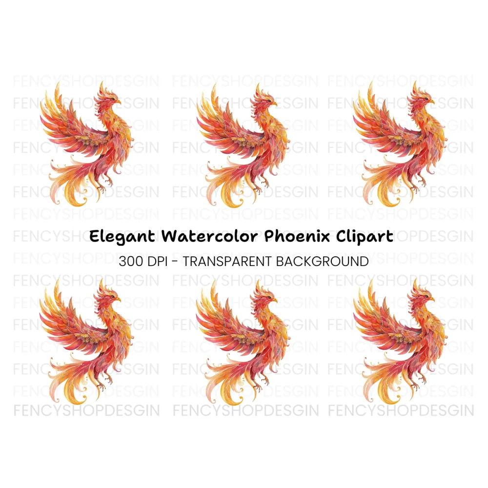 Phoenix Clipart Bundle