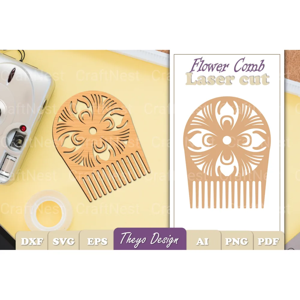 Comb Flower SVG Bundle