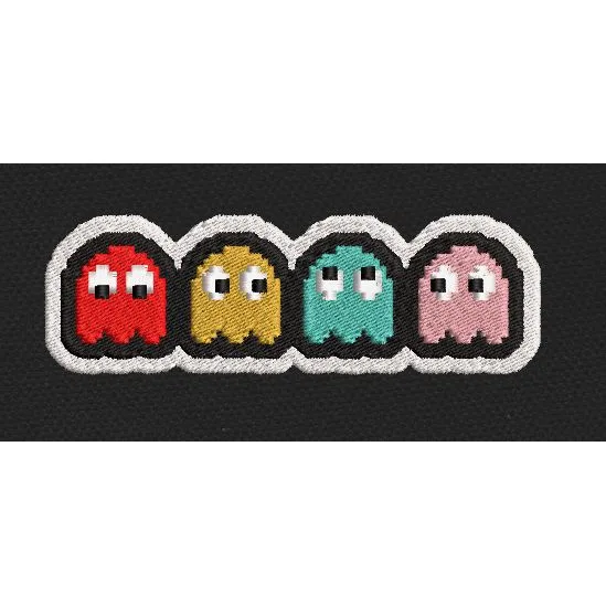 Ghost Squad Multi Embroidery Design