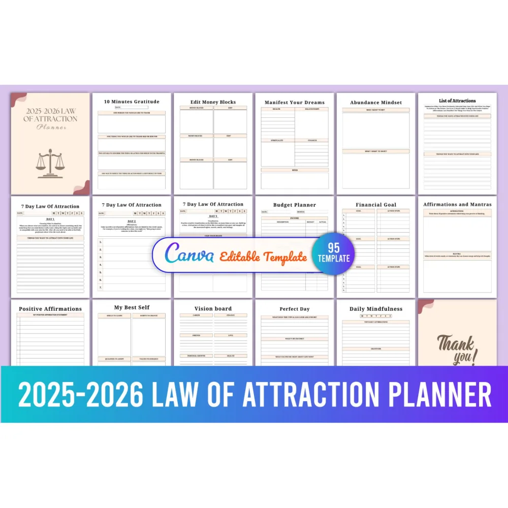 Law of Attraction Planner