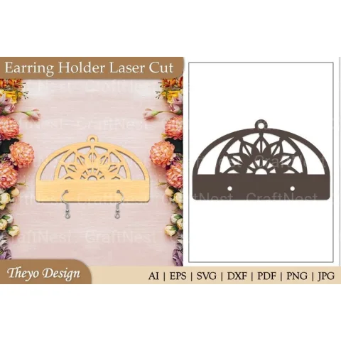 Earrings Holder SVG Bundle