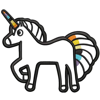 Unicorn Embroidery Design