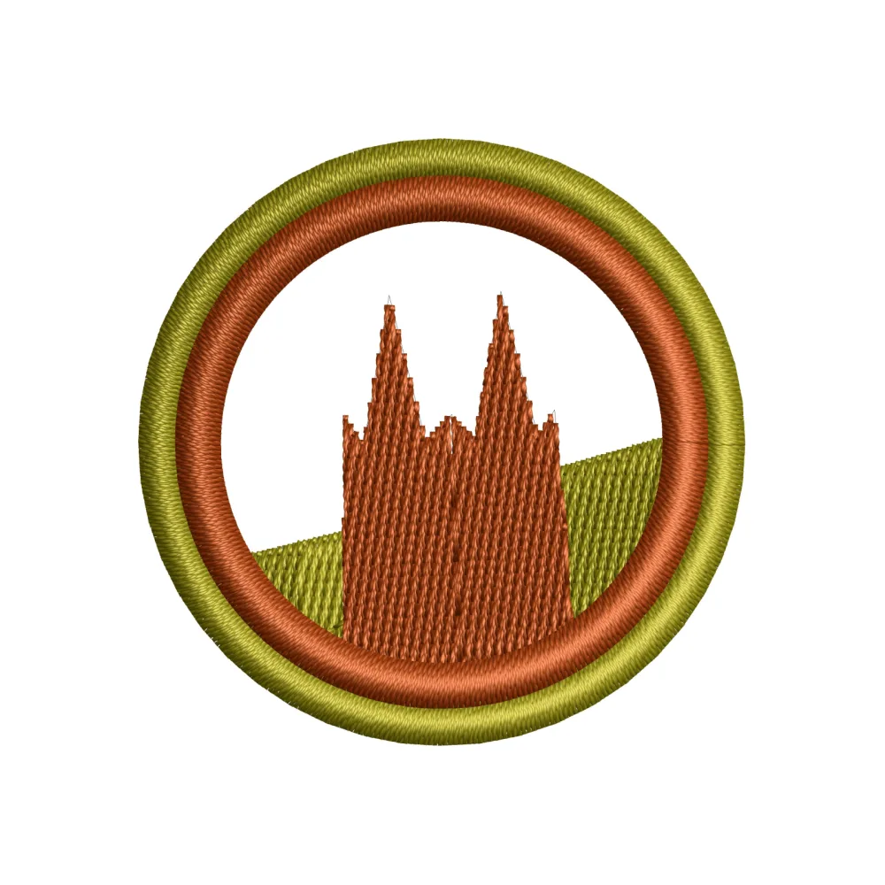 Mountain Place Embroidery Design