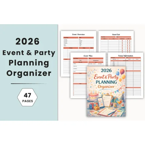 Event Party Planning Planner