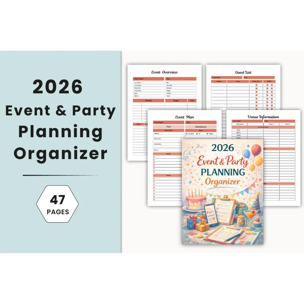 Event Party Planning Planner