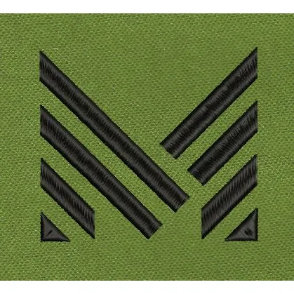 Sharp Angle Black Chevron Embroidery Design