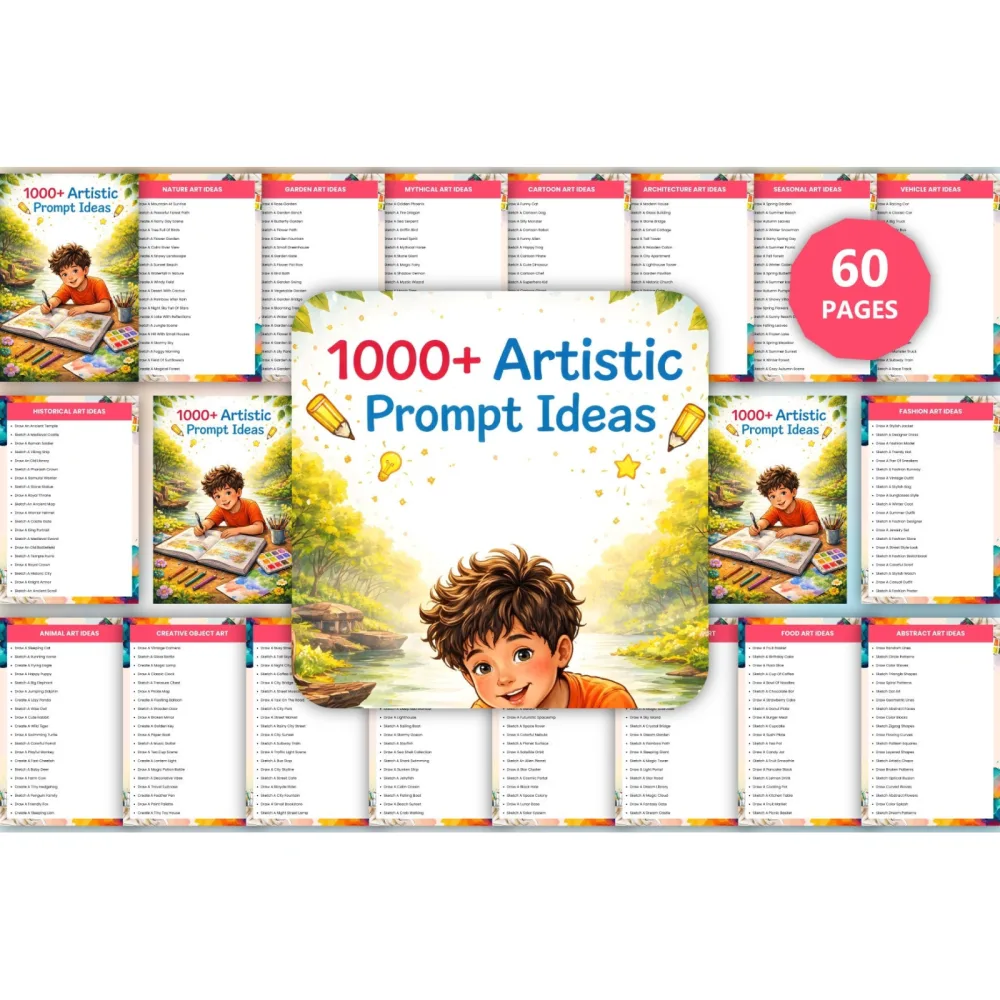 Artistic Ideas Prompts for Creative Inspiration