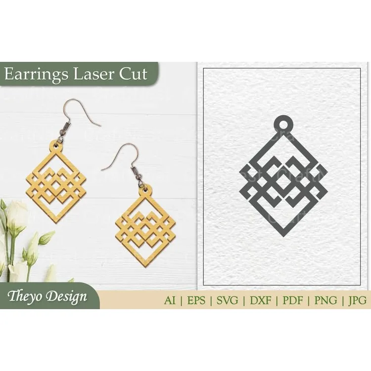 Laser Cut Earrings SVG Bundle