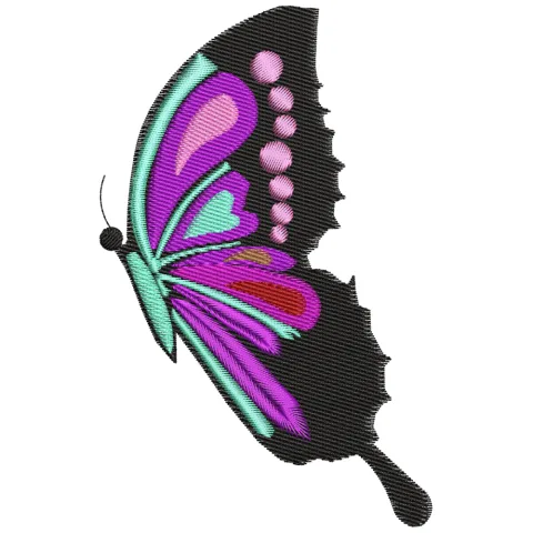 Multi Butterfly Embroidery Design