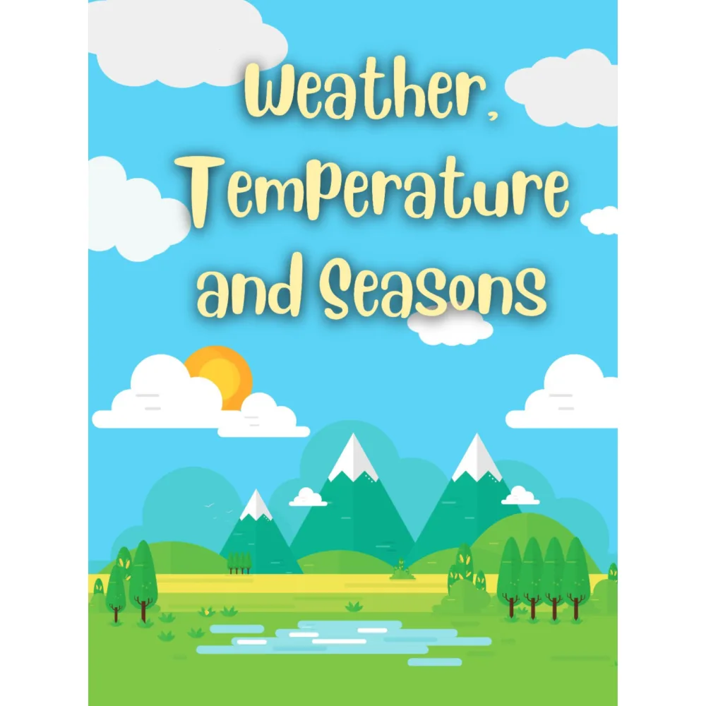 Weather Temperature Seasons Vocabulary Worksheets