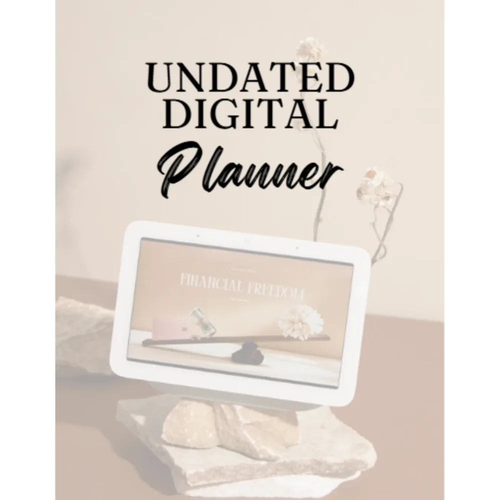 Undated Digital Planner Bundle