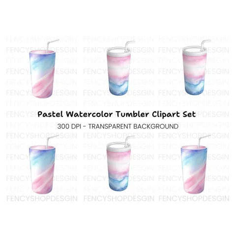 Tumbler Clipart Bundle