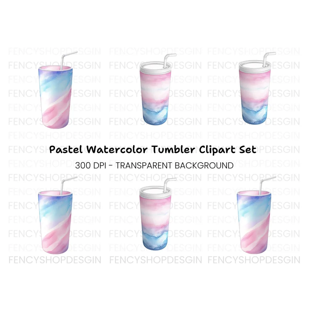 Tumbler Clipart Bundle