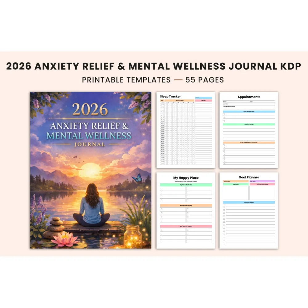 Anxiety Relief Mental Wellness Journal