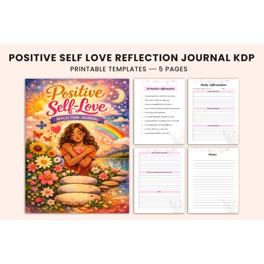 Positive Self-Love Reflection Journal