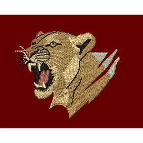 Tiger Roer Embroidery Design