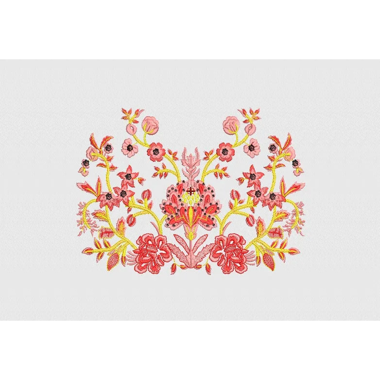 Flower Embroidery Design 857