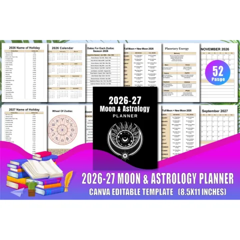 Moon Astrology Planner
