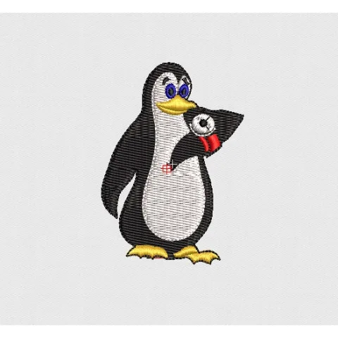 Penguin Embroidery Design