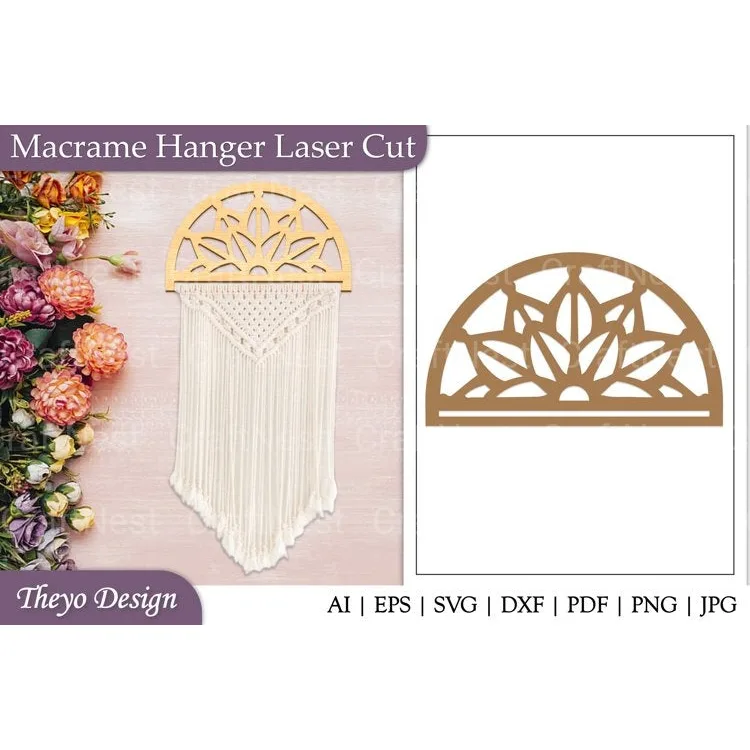 Macrame Laser Cut SVG Bundle