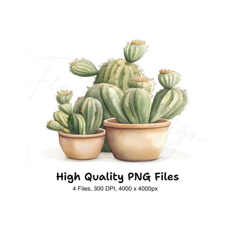 Cactus Clipart Bundle