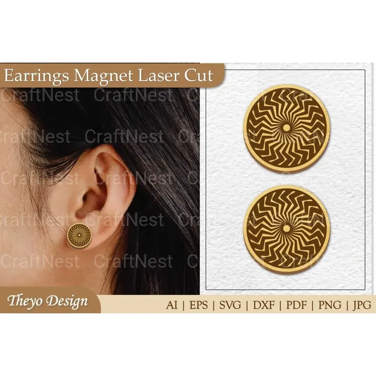 Earrings Magnet SVG Bundle