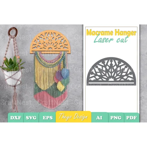 Macrame Snowflake SVG Bundle
