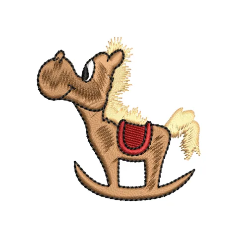 Horse Baby Embroidery Design