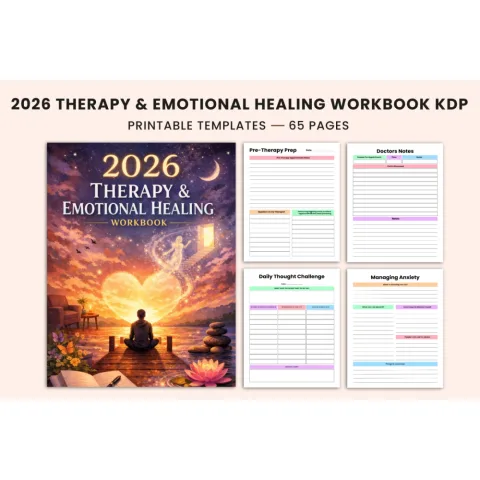 Therapy Emotional Healing Workbook