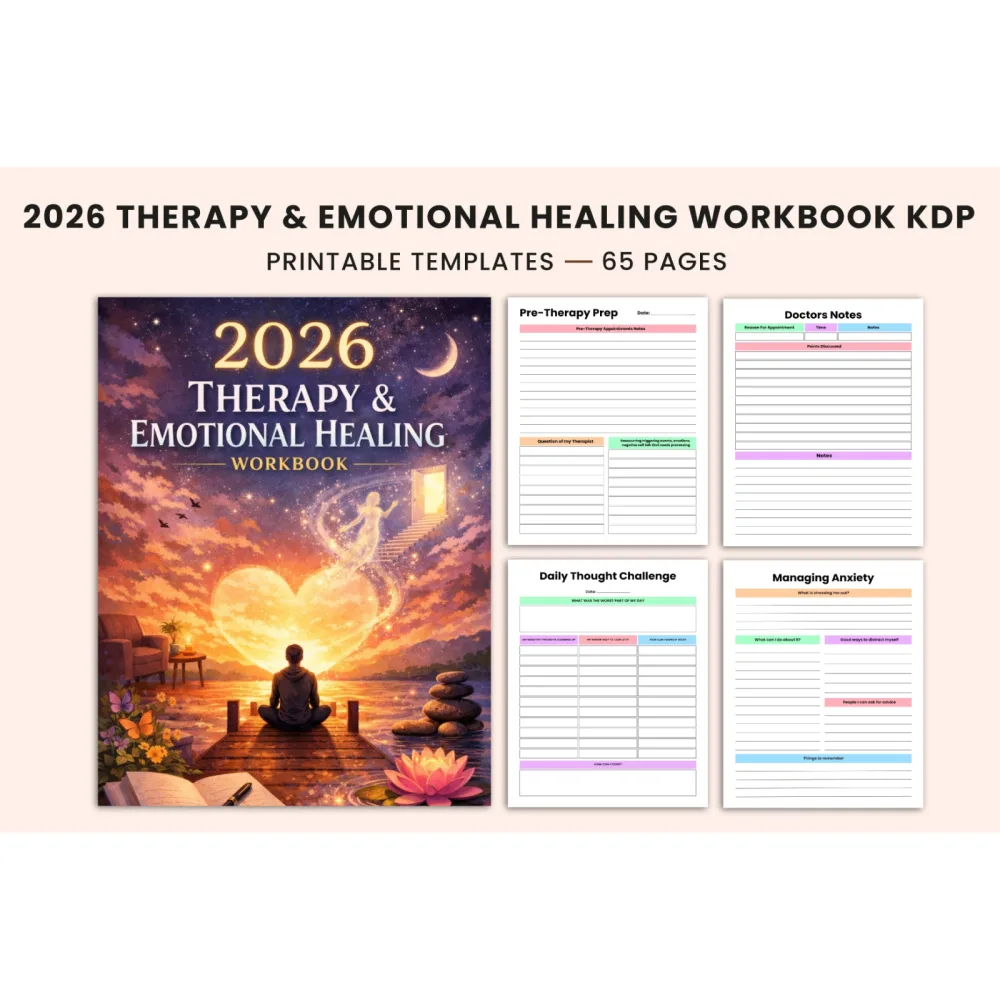 Therapy Emotional Healing Workbook